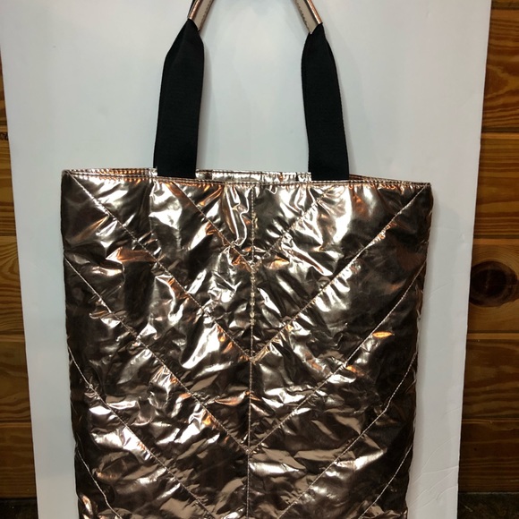 Victoria secret rose gold tote bag - Picture 2 of 12